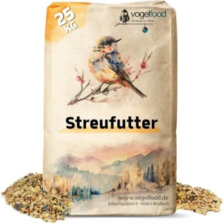 Samore Vogelfood 25 kg Streufutter für Wildvögel erstklassige Zusammensetzung Vogelfutter