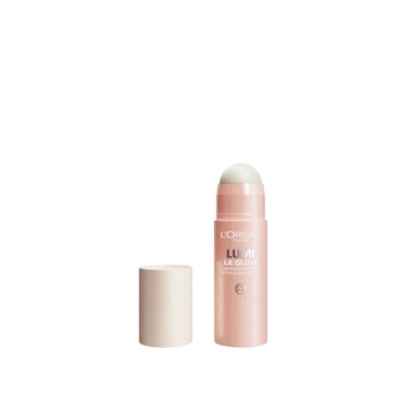 L’Oréal Paris Lumi Le Glow Highlighter Sticks Glowy, Make up Teint für das Gesicht, Contouring, Für einen strahlenden Teint, Leicht aufbaubar, Ganztägiger Halt, Farbe: 630 CREAM CHIC, 1 x 7 ml