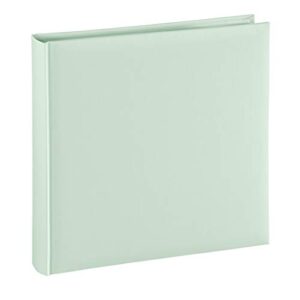 Hama Fotoalbum Jumbo 30×30 cm (Fotobuch mit 80 weißen Seiten, Album für 320 Fotos zum Selbstgestalten und Einkleben) grün pastell