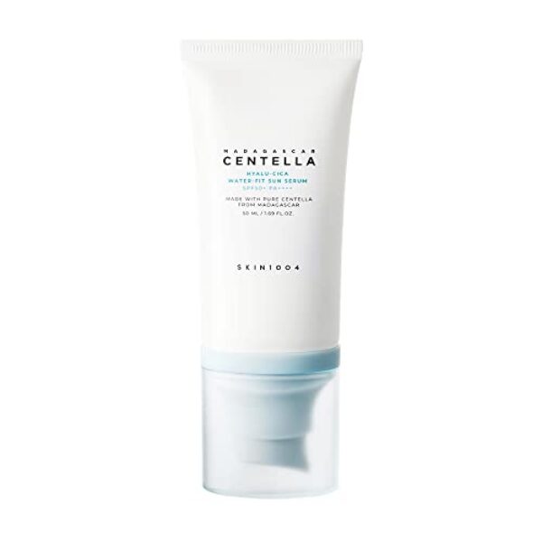 SKIN1004 Madagascar Centella Hyalu-cica Water-Fit Sun Serum – Koreanischer Blocker mit Centella und Hyaluronsäure
