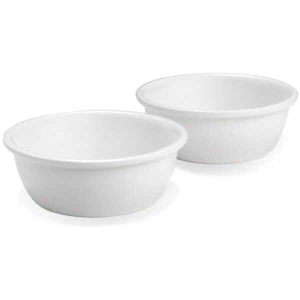 PiuPet® Katzennapf 2er Set I 250ml I Spülmaschinenfest I Ersatz-Fressnäpfe für Katzen & Kleine Hunde | Fressnapf Katze Keramik | Katzen Napf
