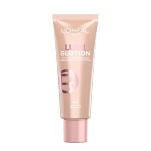 L’Oréal Paris Flüssiger Highlighter für Gesicht und Körper mit Glycerin und Sheabutter, Perfect Match Lumi Glotion, Natural Glow Enhancer, 902 Light Glow, 40 ml