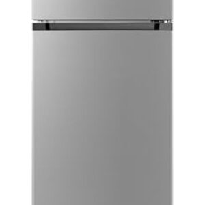 Gorenje RF414EPS4 Doppeltürkühlschrank mit Gefrierteil oben, 165 Liter Kühleil, 41 Liter Gefrierteil, LED Innenbeleuchtung, Energieeffizienzklasse E, 143,6cm x 55cm, silber
