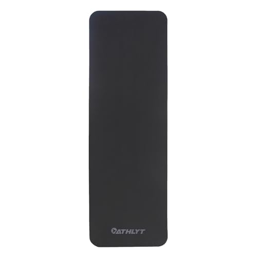 Athlyt Fitnessmatte, Schwarz, 183 x 60 cm – Bild 5