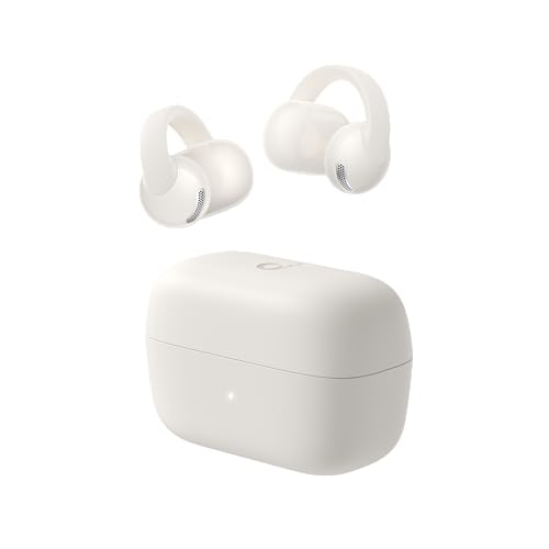 soundcore C50i by Anker, Open-Ear Kopfhörer, Clip-On Earbuds, Ultra-bequem, Open-Ring Design, 12mm Treiber für kraftvollen Bass, klare Anrufe mit KI, KI-Echtzeit-Übersetzung, fester Halt, Hi-Res, IP55