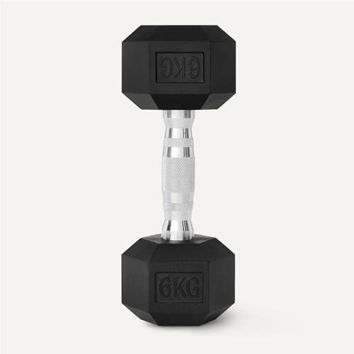 Amazon Basics Rubber Encased Hex Dumbbell Weights Set – Bild 5
