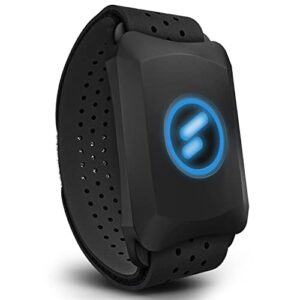 Herzfrequenzmesser sPulse Pulsmesser mit Armband per Bluetooth & Sensor LED | Smart HRM Pulsuhr ohne Brustgurt Fitness Schrittzähler Sense Run