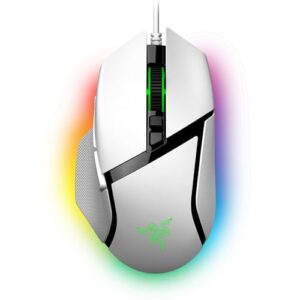 Razer Basilisk V3 – Kabelgebundene anpassbare Gaming Maus – ergonomisches Design – Chroma RGB – 11 programmierbare Tasten – neigbares HyperScroll Mausrad – PC/Mac | Weiß