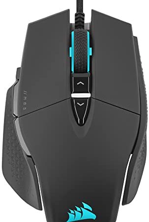 CORSAIR M65 RGB ULTRA Wired Tunable FPS Gaming-Maus - 26.000 DPI - Optische Schalter - Gewichtssystem - AXON Hyper-Processing-Technologie - iCUE-Kompatibel - PC, Mac, PS5, PS4, ...