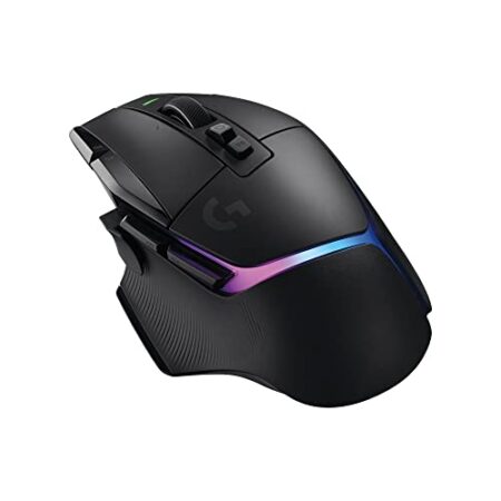 Logitech G502 X Plus Lightspeed Souris Gaming RVB Sans Fil – Souris optique boutons hybrides LIGHTFORCE, LIGHTSYNC RVB, Capteur Gaming Hero 25K, Compatible Avec PC – macOS/Windows – Noir