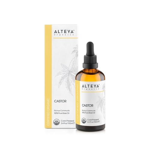 Alteya Organic Castor Oil 100ml - 100% USDA Certified Organic Pure Natural Cold Pressed Carrier Oil - Body, Hair, Lashes, Eyebrows - Nourish, Enhance Hair Growth - Premium Therapeutic Grade Treatment – Bild 3
