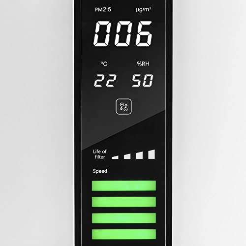 TROTEC Luftreiniger AirgoClean 350 E – HEPA Filter für Allergiker – Räume bis 120 m²/300 m³, Gebläsestufen 4, entfernt 99,97% aller Partikel, Pollen, Staub – Bild 6