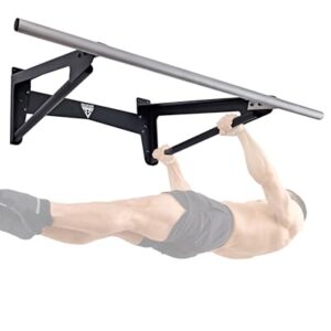 PULLUP & DIP – Muscle Up Bar Klimmzugstange Wand für Outdoor Indoor | Calisthenics | Klimmzugstange Edelstahl Wetterfest für Front Lever Back Lever & Home Gym