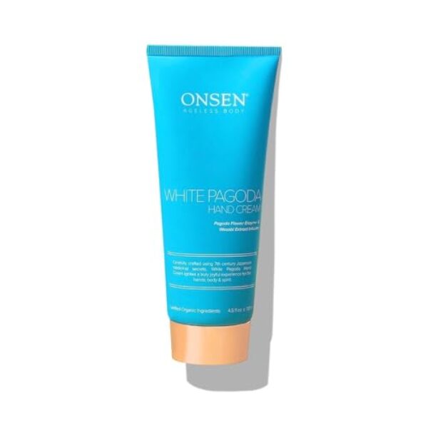 Onsen Anti Aging Shea Hand Lotion, Moisturizer for Dry and Cracked Hands, Non-Greasy Hand Repair Cream, Hand & Nail Care Cream with Japanese Natural Secrets Hand Cream for Women 4.5 fl oz/135 ml