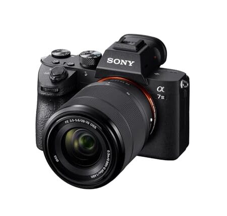 Sony Alpha 7 III Spiegellose Vollformat-Kamera mit 28-70 mm f/3.5-5.6 (Schneller 0,02s AF, optische 5-Achsen-Bildstabilisierung)