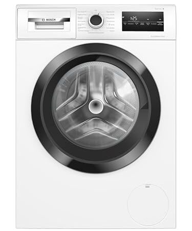 Bosch WAN282K3, Serie 4, Frontlader Waschmaschine, 8 kg, 1400 UpM, SpeedPerfect, Maximale Energie- und Wasserersparnis, Nachlegefunktion, besonders hygienisch, AquaStop, IronAssist