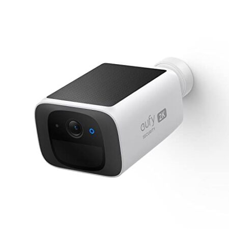 eufy Security SoloCam S220, Kamera Überwachung Aussen, 2K Auflösung, Überwachungskamera Aussen Akku, Solar, 2,4GHz WLAN, Ohne ABO, Ohne Monatliche Kosten, Gebührenfreie Nutzung ...