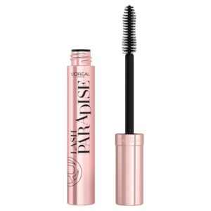 L’Oréal Paris Mascara, Schwarze Wimperntusche für Länge und Volumen, Lash Paradise, Intense Black, 6,4 ml