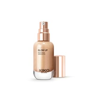KIKO Milano Glow Up Face And Body Highlighter 01 | Flüssig-Highlighter Mit Metallic-Finish Ohne Abfärben