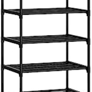 Vicye Schuhregal mit 10 Ablagen Schuhschrank hoch Schmal Schuhständer für Flur Schlafzimmer Wohnzimmer Eingang (10 Ablagen)