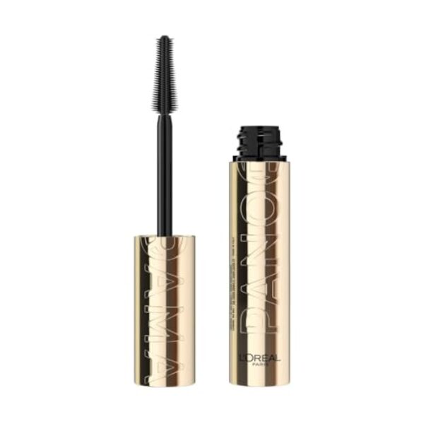L’Oréal Paris Mascara, Wimperntusche für extra Definition und extra Volumen, Mit Panorama-Bürste und Panorama Effekt, Volume Million Lashes, Black (Schwarz), 1 x 10,5 ml