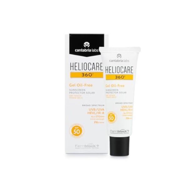 Heliocare Cantabria Labs 360° ölfreies Gel-Sonnenschutzmittel SPF 50