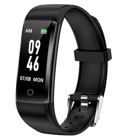 GRV Schrittzähler Uhr Ohne Bluetooth/App/Handy für Damen Herren Kinder,Fitness Tracker Fitnessuhr mit Schrittzähler Kalorienzähler,Schlafüberwachung,IP68 Wasserdicht