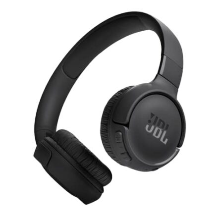 JBL Tune 520 BT Wireless On-Ear Kopfhörer – Mit JBL Pure Bass Sound, Bluetooth und leichtem, faltbarem Design – Bis zu 57 Stunden Musikwiedergabe – Schwarz - Produktbild