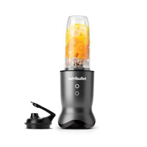 Nutribullet Ultra 1000 – Mixer für Smoothies, Pestos, Dips, kabelgebunden, Edelstahlklingen, Touch-Tasten, 900ml Tritan Becher, inklusive To-Go Deckel, 1000 Watt, Grau (NB1004DGB)