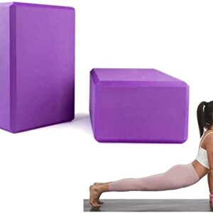 PIQIUQIU Yoga-Blöcke, Stabilität, EVA, für Meditation, Yoga, Pilates, Unterstützung und Stärkung der Posen