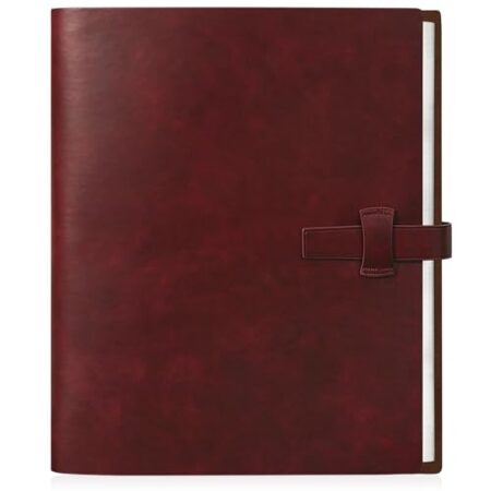Miaikoe Fotoalbum 6×4 320 Fotos, Leder Cover Album mit 20PCS Kraftpapier Scrapbook hält 320 10x15cm vertikale Fotos für Familie Hochzeit Baby Graduation (Rot)