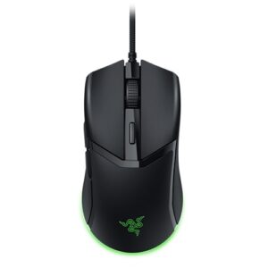 Razer Cobra – Leichte kabelgebundene Gaming-Maus mit Chroma RGB (Federleichte 57 g, Optische Maus-Switches der 3. Gen, Chroma-Beleuchtung mit Unterbodenbeleuchtung, Präzise Sensor-Anpassungen) Schwarz