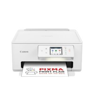 Canon PIXMA TS7650i Multifunktionsdrucker 3in1 (Tintenstrahl,Drucken, Kopieren, Scannen, A4, 6,7 cm Touch LCD, WLAN, Duplexdruck, 2 Papierzuführungen, kompatibel mit Pixma Print Plan ABO) Weiß
