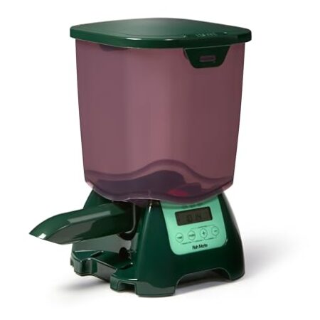 Fish Mate Automatischer Futterautomat für Teichfische, P7000, Regenfest, 7 Liter Fassungsvermögen