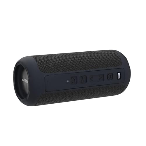 Ortizan Bluetooth Lautsprecher mit Licht, Musikbox Tragbarer Bluetooth Box mit IPX7 wasserdicht, Dualen Bass-Treibern, 30h Akku, Freisprechfunktion für Phone, Draußen, Beidhändig Schwarz – Bild 5