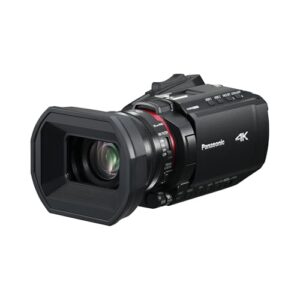 Panasonic HC-X1200E 4K 60p Palm-Style Camcorder with 25mm Wide-Angle Lens, 24x Optical Zoom, 5-Axis Hybrid OIS, USB PD, Black