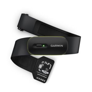 Garmin HRM 600 – Herzfreqzenz-Brustgurt zur Messung von präzisen Herzfrequenz- und HFV-Daten, Schritten, Geschwindigkeit und Distanz, bis zu 2 Monate Akkulaufzeit mit aufladbarem Akku, Größe M-XL