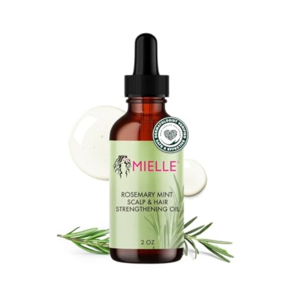 Mielle Organics Mielle Rosemary Mint Kopfhaut- und Haarstärkungsöl für gesundes Haarwachstum, 2 oz 59 ml