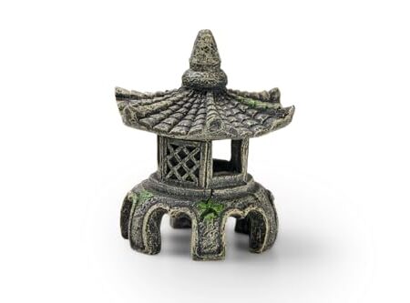Eden 95231 Asien Tempel W - detailreiche Aquariumdekoration, ideale Versteckmöglichkeit für Aquarienbewohner, individuelle Aquariumgestaltung - Produktbild