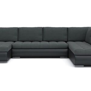 Ecksofa Tokio II mit Schlaffunktion! Best ECKSOFA! Eckcouch mit Bettkasten! Best! (Jasmine 96 + Soft 11 RECHTS), 1.2D x 3W x 0.75H m