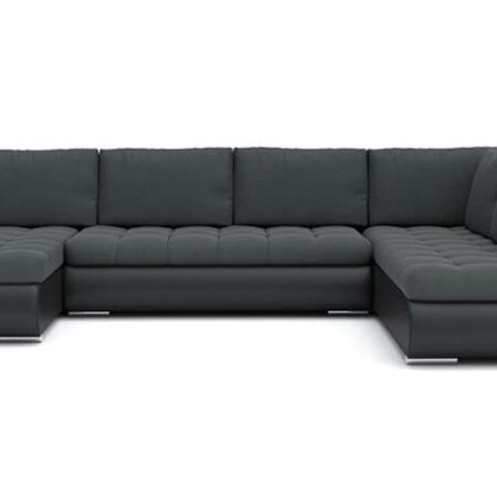 Ecksofa Tokio II mit Schlaffunktion! Best ECKSOFA! Eckcouch mit Bettkasten! Best! (Jasmine 96 + Soft 11 RECHTS), 1.2D x 3W x 0.75H m