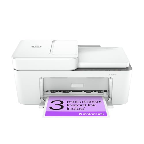 HP DeskJet 4220e Multifunktionsdrucker, 3 Monate gratis drucken Instant Ink inklusive, Drucker, Kopierer, Scanner, Mobiler Faxversand, WLAN, Automatische Dokumentenzuführung, Weiß – Bild 3
