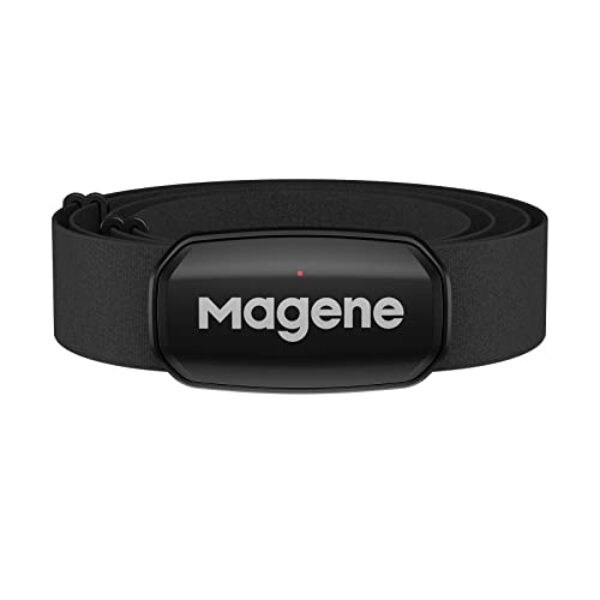 Magene H303 Herzfrequenzmesser, Herzfrequenz-Sensor-Brustgurt, Protokoll ANT+/Bluetooth, kompatibel mit IOS/Android-Apps