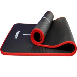 PROIRON Gymnastikmatte, Turnmatte für Zuhause mit Tragegurt Trainingsmatte Rutschfest, Yoga Matte Dick 10/15mm und Sportmatte Fitnessmatte Yogamatte Pilates Matte für Heimtraining