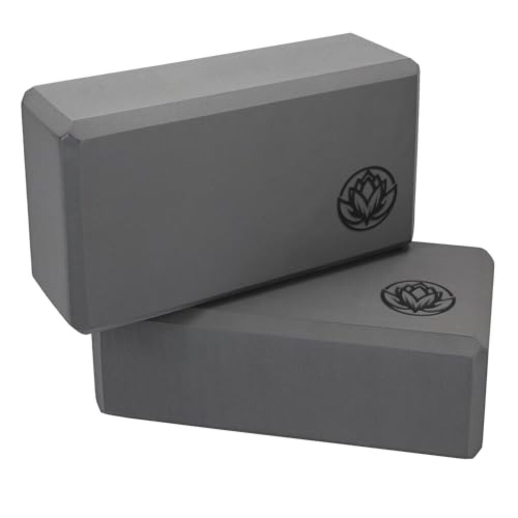Yoga Block VonBueren | 22 x 12 x 7,5 cm je Yogablock | Yogablöcke für Damen und Herren aus EVA | Klötze für Pilates