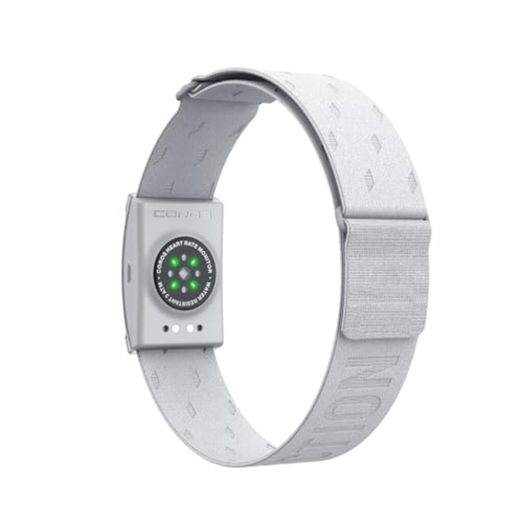 COROS Herzfrequenzmonitor, Komfort, einfach zu tragen, automatische Verschleißerkennung, fortschrittlicher Sensor, präzise Daten, Bluetooth, 38 Stunden Batterielaufzeit
