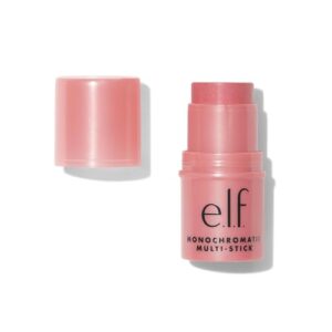 e.l.f. Monochromatischer Multi Stick, Luxuriös cremige & verblendbare Farbe, für Augen, Lippen & Wangen, Vegan & Tierversuchsfrei, Dazzling Peony