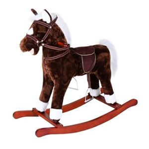 KNORRTOYS 40500 – Schaukelpferd Brauny, M