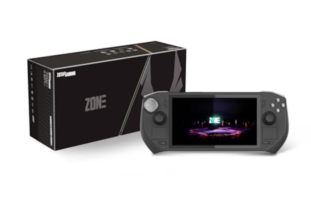 4895173630453 ZOTAC Gaming Zone, Handheld, AMD 8840U, AMOLED, 16 GB LPDDR5X, 512 GB M.2 SSD, 2 x USB4, WIN11 Home, Universal Plug - Produktbild
