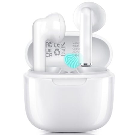 Ciciloud Bluetooth Kopfhörer, Kopfhörer Kabellos Bluetooth 5.3 In Ear Kopfhörer mit 4 Mikrofon, 48H Tiefer Bass Spielzeit Wireless Earbud, IP7 Wasserdicht Kopfhörer